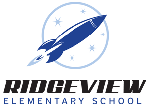 Ridgeview Elementary School Rockets logo