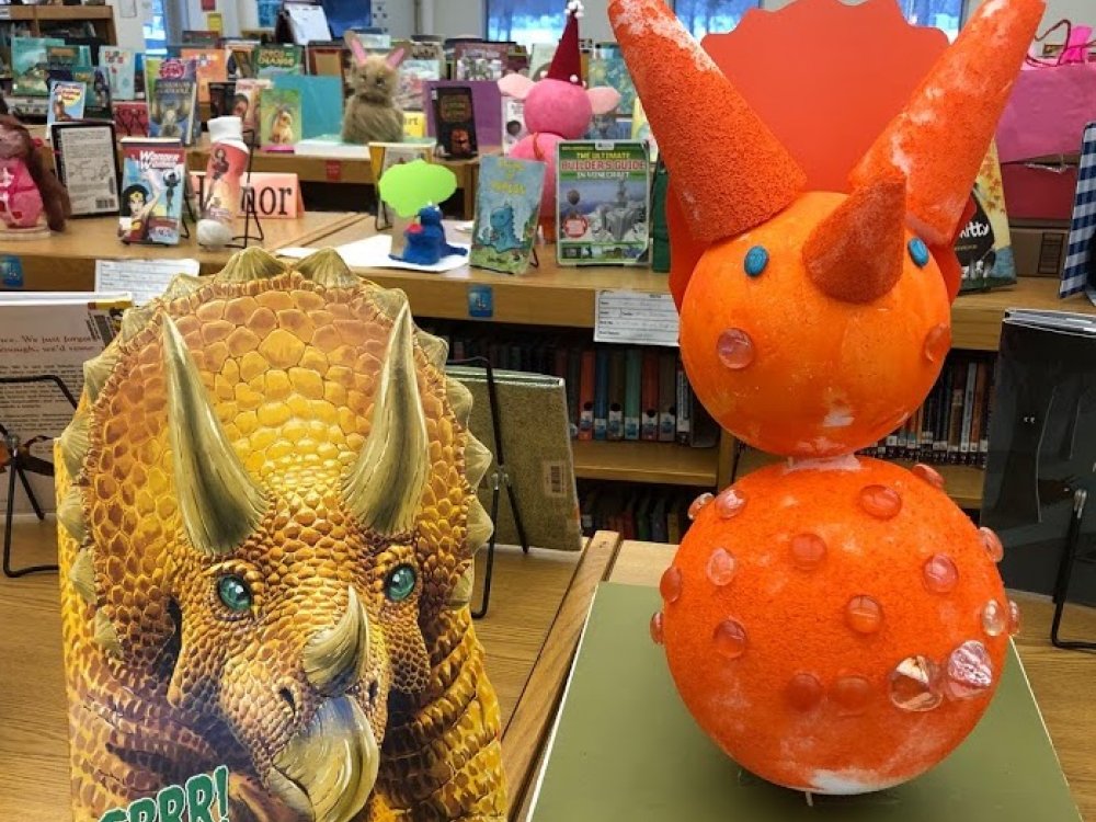 Triceratops Snowman Project