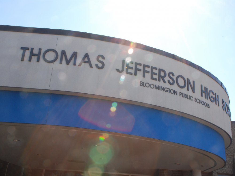 Sign for Jefferson High school