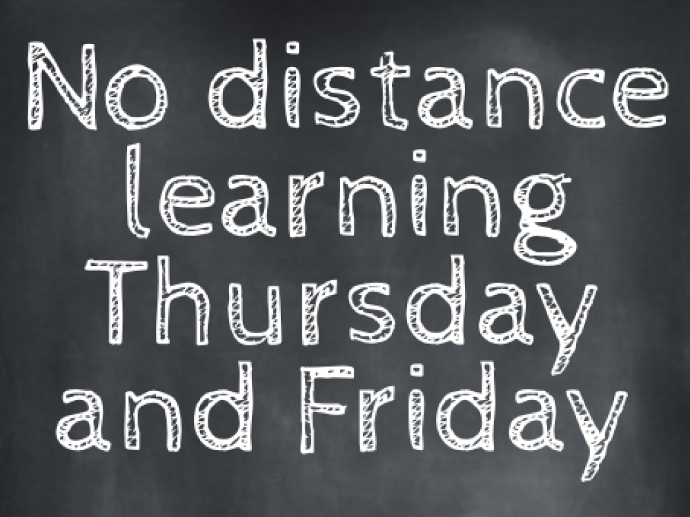 No distance learning