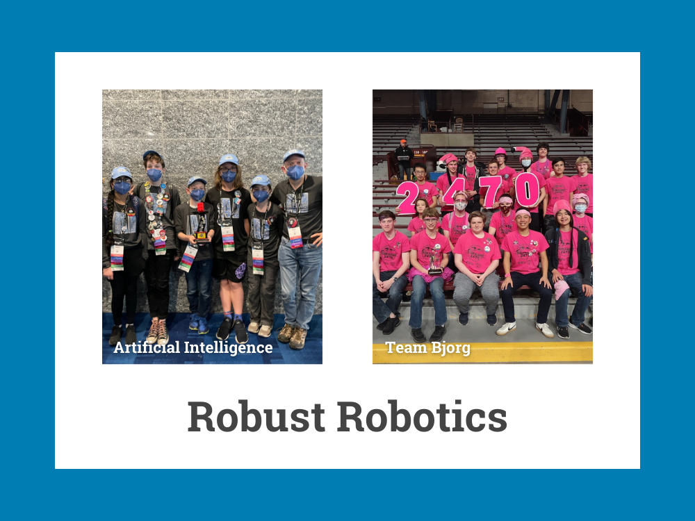 Photos of Robotics teams