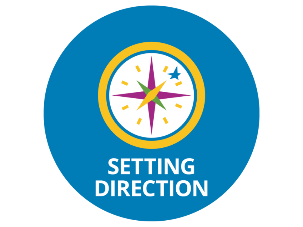 setting direction logo