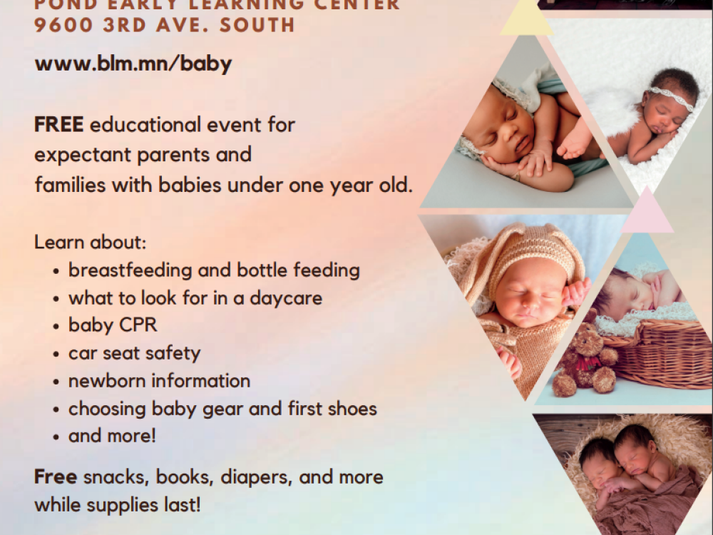 Baby Resource Fair Flyer-Saturday, April 15th from 11:30am-2:30pm