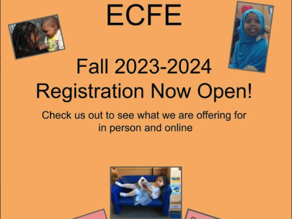ECFE Fall Registration Flyer