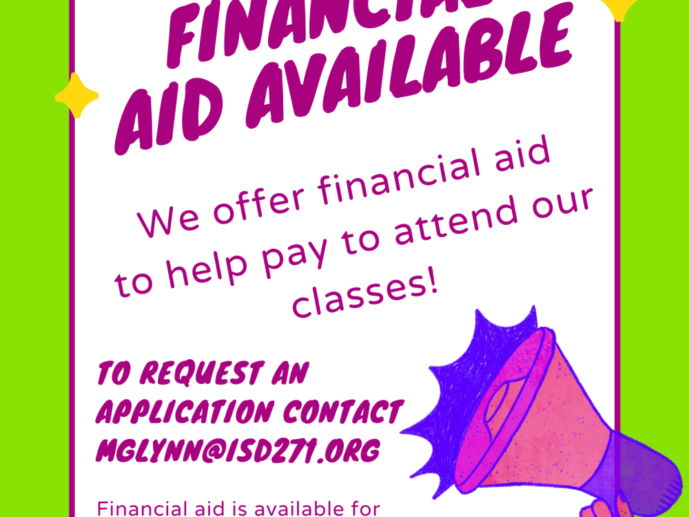 Financial Aid is Available