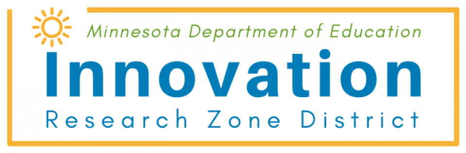 Logo: Minnesota Department of Education Innovation Research Zone District