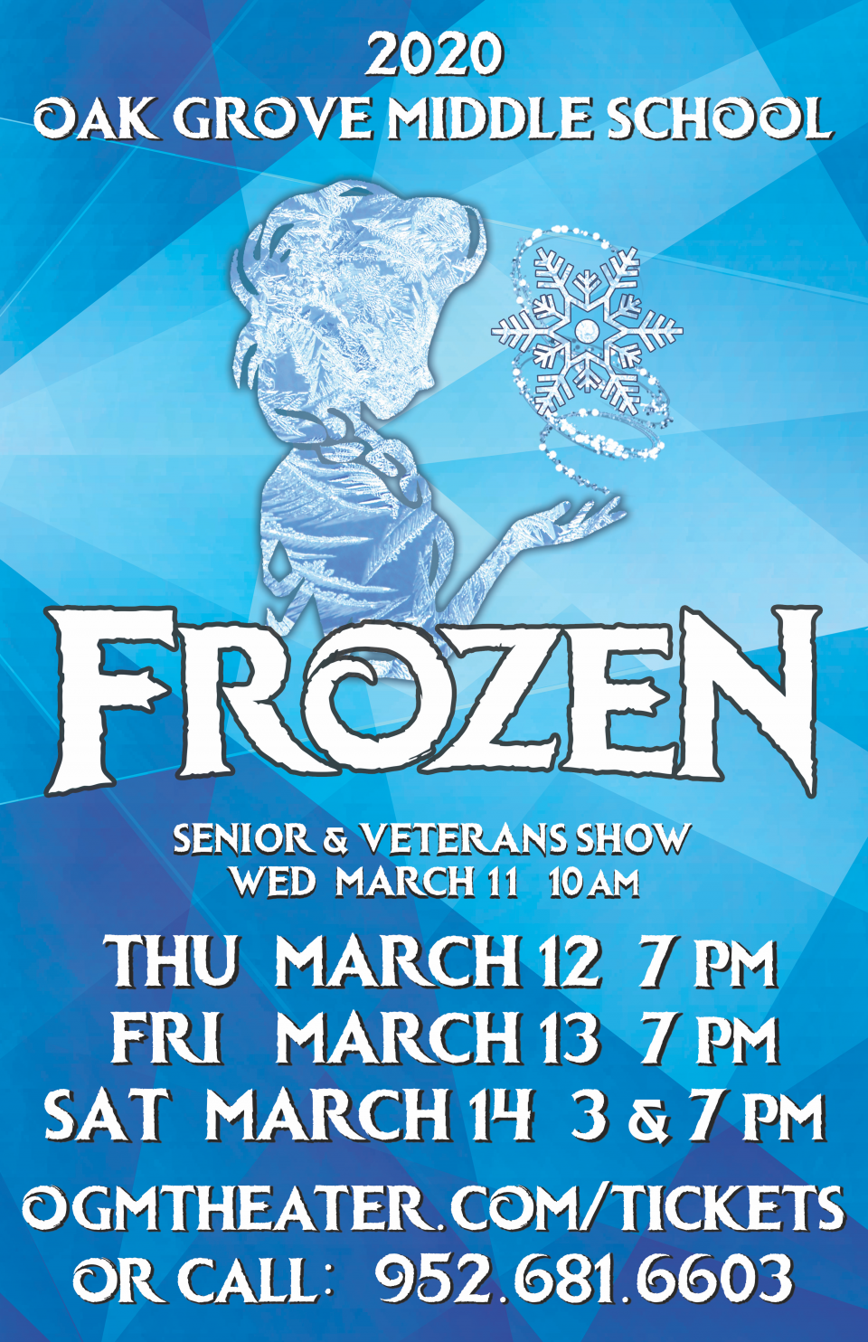 Frozen promotional poster