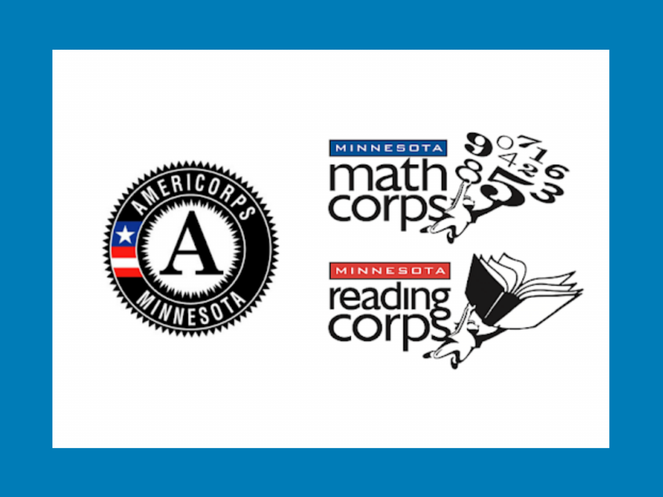 Minnesota Math Corps, Minnesota Reading Corps logos