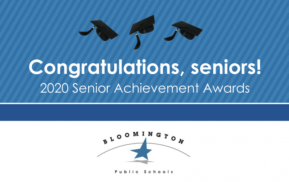 Congratulations, seniors! 2020 Senior Achievement Awards