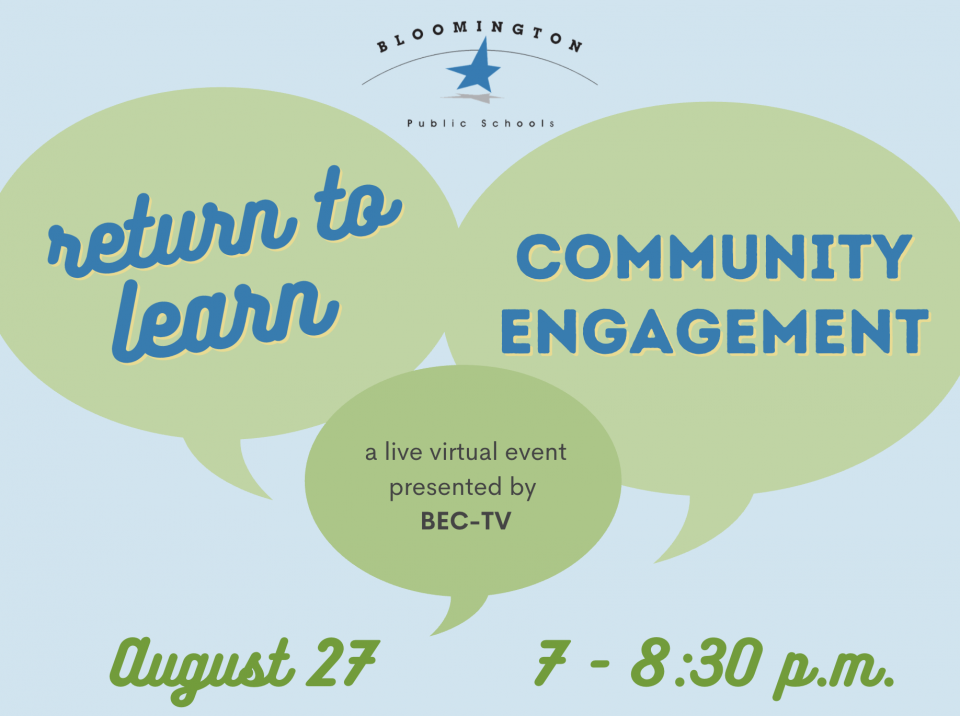 Return to Learn Community Engagement Event - August 27