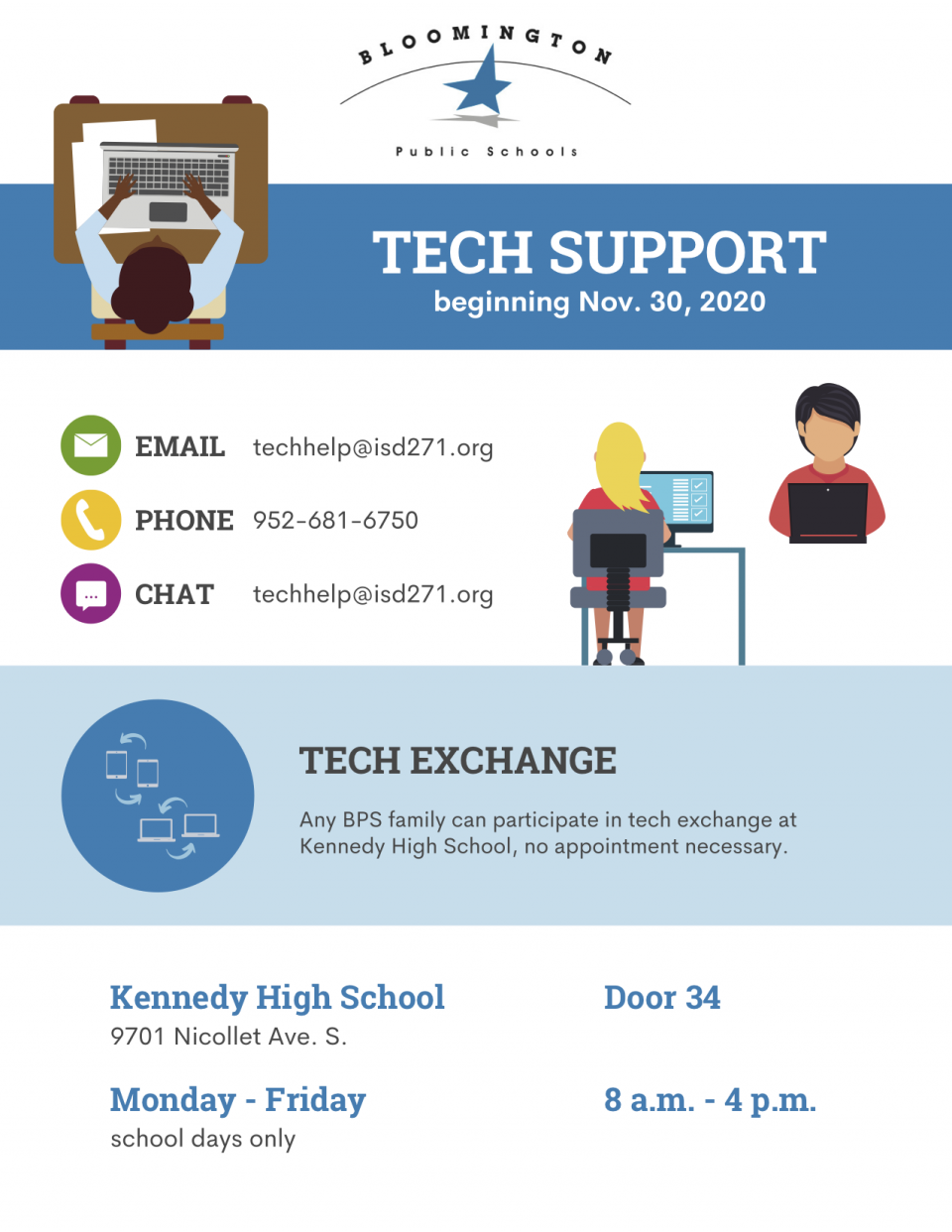 Tech support flyer