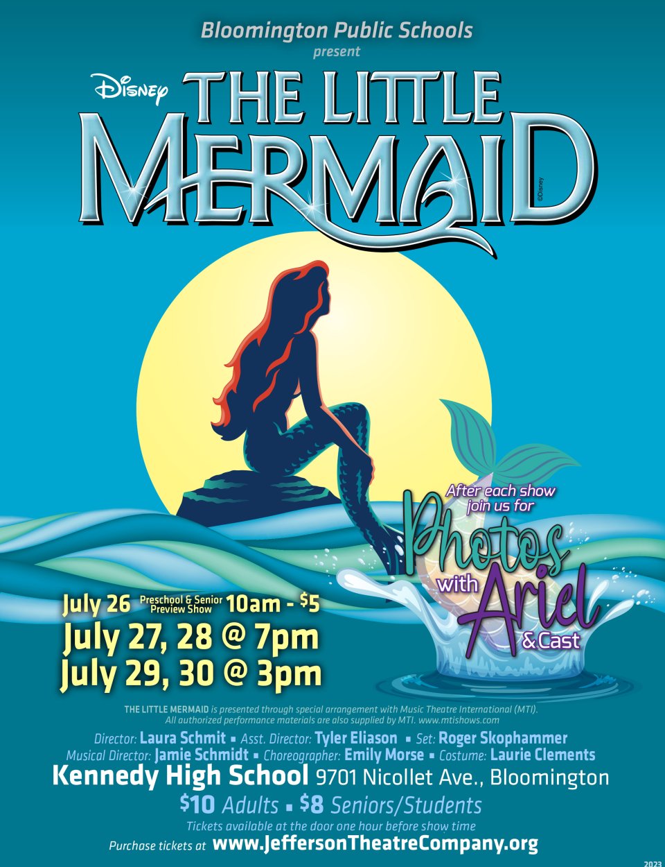 Poster for the summer musical show