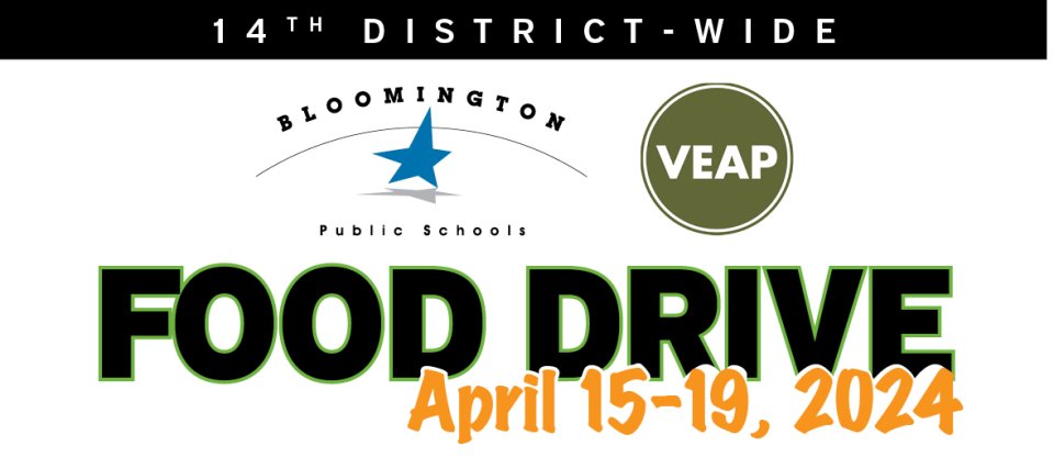 14th annual District-wide Food Drive
